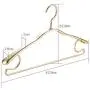 LHFJ Coat Hanger 10 Pack Aluminum Alloy Waterproof Cloth Hanger Anti Slip Derusting Heavy Duty Tie Rack Heavy Coat Shorts Pants Shirts&More (Color : Silver)