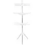Wakects Stainless Steel Clothes Drying Rack, Collapsible Portable Tripod Clothes Hanger Garment Tree for Hanging Laundry, Towels, Socks