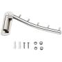 Z-FIRST Folding Wall Mounted Clothes Hanger Rack Wall Clothes Hanger Hook Stainless Steel 304 Swing Arm Holder Clothing Hanging System Closet Storage Organizer - 2 Pack