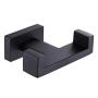 Double Bath Towel Hook, Suyar Stainless Steel Double Robe Hook, Bathroom Kitchen Towel Hanger, Hand Towel Holder for Wall, Matte Black Double Bath Towel Hook, Suyar Stainless Steel Double Robe Hook, Bathroom Kitchen Towel Hanger, Hand Towel Holder for Wall, Matte Black