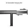SONGMICS Clothing Garment Rack on Wheels, Heavy-Duty Clothes Rack, Collapsible, with Extendable Hanging Rail, Bottom Storage Shelf, Black UHSR13BK SONGMICS Clothing Garment Rack on Wheels, Heavy-Duty Clothes Rack, Collapsible, with Extendable Hanging Rail, Bottom Storage Shelf, Black UHSR13BK