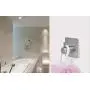 Sanibay Brushed Nickel Stainless Steel Adhesive Hooks Towel Hooks Bag Hat Clothes Hangers Wall Stick Hooks for Bathroom Bedroom Office Kitchen (4 Pieces)