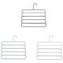 5 Layers Hangers Multifunctional Clothes Hangers Pants Storage Hangers Cloth Rack Multilayer Storage Cloth Hanger 5pcs Random Color 5 Layers Hangers Multifunctional Clothes Hangers Pants Storage Hangers Cloth Rack Multilayer Storage Cloth Hanger 5pcs Random Color