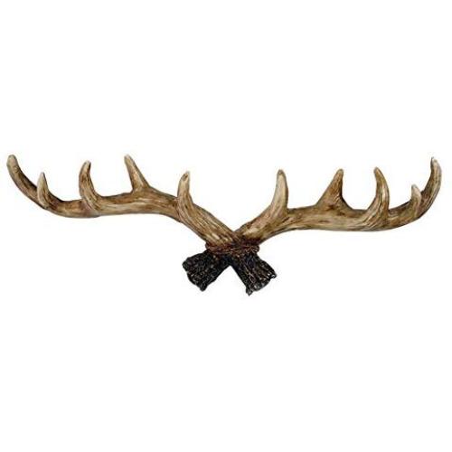 KONVINIT Deer Antlers Wall Hooks Antique Clothes Hanger Rack, Rustic, Decorative Gift, Home, Livingroom Decor