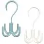 Closet Hanging Organizer Storage Purse Rack Handbag 360 Degree Rotating 4 Hooks for Belt Scarf Tie Rack Holder Closet Hanging Organizer Storage Purse Rack Handbag 360 Degree Rotating 4 Hooks for Belt Scarf Tie Rack Holder