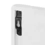 MyGift Decorative Wall Mounted White Wood & 5 Black Metal Dual Coat Hooks Entryway Rack/Bathroom Towel Hanger MyGift Decorative Wall Mounted White Wood & 5 Black Metal Dual Coat Hooks Entryway Rack/Bathroom Towel Hanger