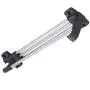 Hanger Retractable Clothes Hanger Rail Towel Coat Racks Closet Rod Standard Thickness Storage Areas Load Capacity Maximum Use Abs Plastic Stainless Steel abs Plastic (Size : 50cm)