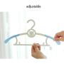 Yuqianjin （30 Pieces） Plastic Hangers- Space Saving Clothes Hangers Childrens Adult Telescopic Hanger (Color : 03)