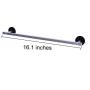 LEVOSHUA 16-Inches Magnetic Towel Bar Towel Rack Dish Towel Holder Dish Cloth Hook Hanger for Refrigerator, Stove, Oven, Dishwasher, Kitchen Sink, Washing Machine