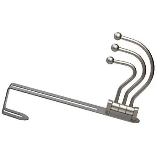 Rok Hardware Pearly Grey Over The Door 3 Prong Closet Coat Sweater Hat Tie Clothes Towel Swivel Hook Hanger ROKOTDHMN (2 Pack) Rok Hardware Pearly Grey Over The Door 3 Prong Closet Coat Sweater Hat Tie Clothes Towel Swivel Hook Hanger ROKOTDHMN (2 Pack)