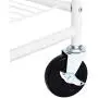 AmazonBasics Laundry Hamper Basket Butler Cart with Wheels and Hanging Rack, White AmazonBasics Laundry Hamper Basket Butler Cart with Wheels and Hanging Rack, White