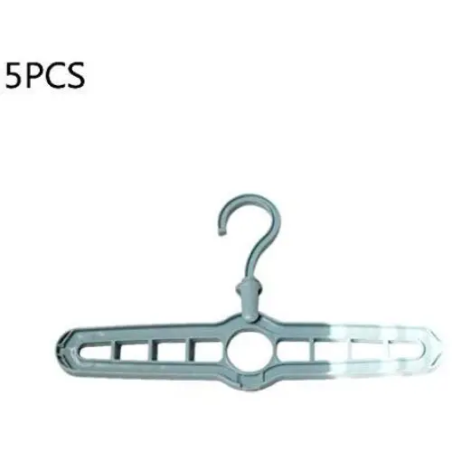Dsxnklnd 5Pcs 360 Rotation Multifunction Space Saving 9-Hole Magic Clothes Hanger Closet Hanger with Hook Dsxnklnd 5Pcs 360 Rotation Multifunction Space Saving 9-Hole Magic Clothes Hanger Closet Hanger with Hook