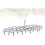 Vosarea Stainless Steel Clothes Hanger Space Saving Foldable Clothes Hangers Non-Slip with 35pcs Clips for Drying Clthes,Towels,Underwear,Socks