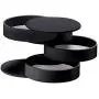 Bechtle Gift Jewelry Storage Boxes 4 Layer Rotatable Accessory Tray with Lid 4a21, Rotating Earring Display - Armrest Swift, Rotating Table, Towel Rack Shelf Hooks, Clothes Hangers, Spice Rack