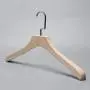 6 Pcs Healthy No Painting Wide Shoulder Wooden Clothes Coats Hanger Rack, Natural Environmental Thick Wood Garment Hanger Rack,44 cm 6 Pcs Healthy No Painting Wide Shoulder Wooden Clothes Coats Hanger Rack, Natural Environmental Thick Wood Garment Hanger Rack,44 cm