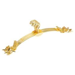 Cabilock Clothes Hanger 10PCS Anti-Slip Clothes Hangers Thickened Undewear Hanger Clip Hangers for Home Shop (Gold Smooth)