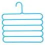 5pcs Random Color Multi-Purpose Clothes Hanger Practical 5 Layers Pants Hanger Scarf Tie Rack Space Saving Clothes Hanger Decoration 5pcs Random Color Multi-Purpose Clothes Hanger Practical 5 Layers Pants Hanger Scarf Tie Rack Space Saving Clothes Hanger Decoration