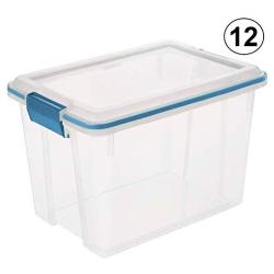 STERILITE 19324306 20-Quart Storage Container Boxes Tote (12 Pack)