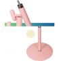 KKCF Bedroom Hanger Modern Minimalist Coat Racks Iron Hangers Clothes Shelves (Color : Pink)