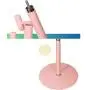 KKCF Bedroom Hanger Modern Minimalist Coat Racks Iron Hangers Clothes Shelves (Color : Pink)