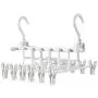 2pcs Creative Space Saving Clothes Hanger Wardrobe Closet Organizer Clothes Hanger with Hook Closet Organizer Storage Rack