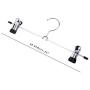 10pcs Stainless Steel Trousers Rack Clip Metal Anti-Slip Clothespin Wardrobe Pants Clamp Clothes Hanger for Balcony Bathroom