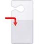 StoreSMART Pocket Hanger for Parking - Holds 3" x 3 1/2" insert size - 10-Pack - Vinyl Plastic - SPC3935S-10