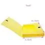 H&W 3 Pack, A4 Storage Archives Cases File Boxes Plastic with Lid, Boxes File, Height 35 55 75mm,Yellow (WG3-Z5) H&W 3 Pack, A4 Storage Archives Cases File Boxes Plastic with Lid, Boxes File, Height 35 55 75mm,Yellow (WG3-Z5)