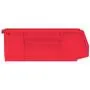 Akro-Mils 30224 Plastic Storage Stacking Hanging Akro Bin, 11-Inch by 4-Inch by 4-Inch, Red, Case of 12