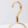 Heart .Attack hangers Cloth Hanger Durable Antideformation Aluminium Alloy Closet Adult Skirt Dress Clothing Towel Storage Rack Closet Space Saver,Gold