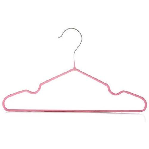 Clothes Hanger 25-piece Dipped Childrens Clothes Hangers Wet And Dry With A Grooved Childrens Clothes Hanging Childrens Bold Non-slip Clothing Pants Hangers ( Color : C , Size : 29.5x17x0.4cm )