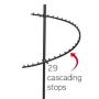 Only Hangers Textured Matte Black 29-Ball Spiral Clothing Rack Only Hangers Textured Matte Black 29-Ball Spiral Clothing Rack
