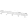 uxcell Bathroom Coat Hat Towel Clothes Wall Mounted Hooks Hanger Rack