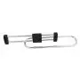 DealMux Wardrobe Cupboard 250mm Long Top Mount Pull Out Retractable Rail Close Hanger Black DealMux Wardrobe Cupboard 250mm Long Top Mount Pull Out Retractable Rail Close Hanger Black