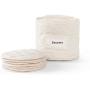 Covermates ? Round Saucer Plates Storage 7.5 DIAMETER x 7H ? Diamond Collection ? 2 YR Warranty ? Year Around Protection - Cream