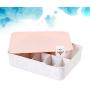 TOPBATHY 2pc Underpants Storage Boxes Plastic Panties Drawer Closet Organizer 10 Compartments Dividers Underwear Storage Boxes for Bedroom Dormitory