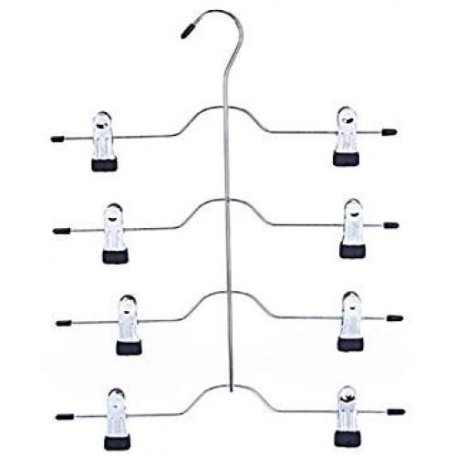lliang Hangers Stainless Steel Multifunctional Clothes Hangers Pants Storage Hangers Cloth Rack Multilayer Storage Cloth Hanger