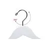 Amber Home Solid Gugertree Wooden Shirt and Dress Clothes Hangers with Chrome Hook, White Smooth Finished 24 Pack (White 24) Amber Home Solid Gugertree Wooden Shirt and Dress Clothes Hangers with Chrome Hook, White Smooth Finished 24 Pack (White 24)