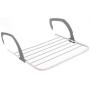 2pcs Portable Foldable Drying Rack Clothes Punch Free Hanger Winter Heating Radiator Balcony Clothes Hanger