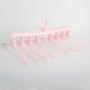 EvaroFly Multipurpose Magic Stretch Folding Hanger, Save Space Storage Clothes Hanger, Household Travel Camping -Pink 53x42x29cm