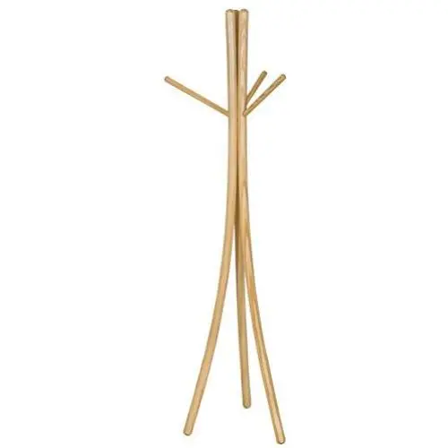 ZEMIN Floor Standing Coat Rack Clothes Hat Stand Hanger Hooks Wood Smooth Stoarge Japanese-Style, (Color : Ash) ZEMIN Floor Standing Coat Rack Clothes Hat Stand Hanger Hooks Wood Smooth Stoarge Japanese-Style, (Color : Ash)