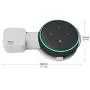 Carkio 2PCS Replacement Outlet Wall Mount Hanger Holder Compatible with Echo Dot 3rd Gen,Built-in Cable Management,Suitable for Plug in Kitchen and Bedroom,Save Space(White) Carkio 2PCS Replacement Outlet Wall Mount Hanger Holder Compatible with Echo Dot 3rd Gen,Built-in Cable Management,Suitable for Plug in Kitchen and Bedroom,Save Space(White)