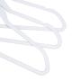 50 Quality Plastic Non Velvet Non-Flocked Thin Compact Hangers White Swivel Hook- (50) 50 Quality Plastic Non Velvet Non-Flocked Thin Compact Hangers White Swivel Hook- (50)