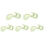 20pcs Random Color Mini Clothes Hanger Plastic Easy Hook Wardrobe Storage Creative Clothes Holder Hooks Home Decoration