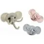 Heyuni.3 Pcs Elephant Self-Adhesive Key Ring Hooks Hangers Holder for Bathroom Kitchen Decorative Wall