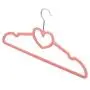 10pcs Random Color Non-Slip Ultra-Thin 360 Degree Swivel Flocked Adult Clothes Hangers with Heart Tie Bar, Notched Shoulders for 10pcs Random Color Non-Slip Ultra-Thin 360 Degree Swivel Flocked Adult Clothes Hangers with Heart Tie Bar, Notched Shoulders for