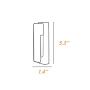S&T new life Wood Adhesive Wall Door Hook Robe Towel Hook Holder Coat Cloth Hangers Closet Storage Organizer Home Kitchen Bathroom Hook (Black Walnut)