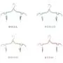 JINSHUNFA Clothes Hangers Folding Portable Plastic Travel Camping Clothes Hanger with Anti-Slip Grooves 4PCS(Blue Green Pink Beige)