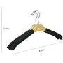 10PCS Durable Solid Wood Clothes Hanger Sponge Household Shops Laundry Holder Random Color 10PCS Durable Solid Wood Clothes Hanger Sponge Household Shops Laundry Holder Random Color