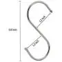 LOYMR 24 PCS 3.8 Inches Heavy Duty S Hooks Pan Pot Holder Rack Hooks S Shaped Hooks Hanging Hangers for Kitchenware Pots Utensils Clothes Bags Towels Holder(Silver) LOYMR 24 PCS 3.8 Inches Heavy Duty S Hooks Pan Pot Holder Rack Hooks S Shaped Hooks Hanging Hangers for Kitchenware Pots Utensils Clothes Bags Towels Holder(Silver)
